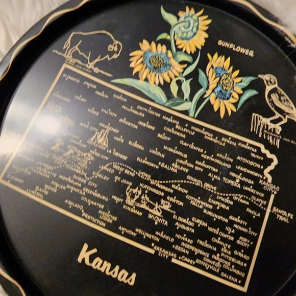 Kansas Vintage Bar tray NEW - Picture 2 of 6